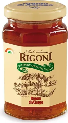 Produktbild von Rigoni di Asiago Miele Italiano Honig Einmachglas 400g 100% Italienisches Produkt Italienische Imkers Bienenstockprodukte