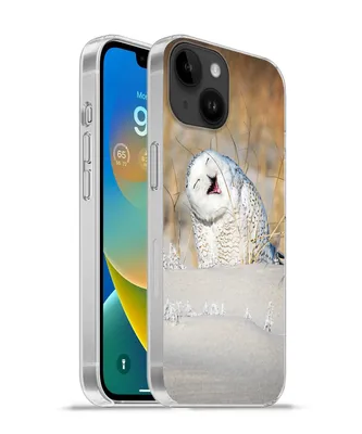 Produktbild von MuchoWow® Handyhülle Schutzhülle Hülle für Apple iPhone 14 - Softcase Eule - Schnee - Düne Silikon Softcase Handy Hülle - Mobiltelefonhülle
