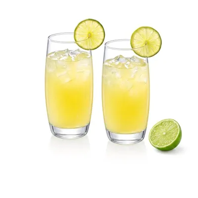 Zdjęcie produktu dla Szklanki do drinków Wilmax, pojemność 500 ml, zestaw 2 sztuk, przezroczyste, seria Wilmax Crystalline