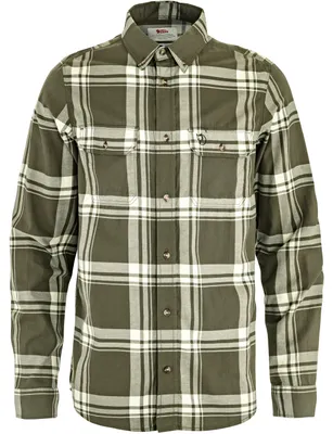 Zdjęcie produktu dla Koszula flanelowa Fjällräven Övik Lite M, kolor Laurel Green/Chalk W M