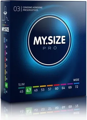 Zdjęcie produktu dla My Size PRO, Prezerwatywy 47mm, 3 sztuk