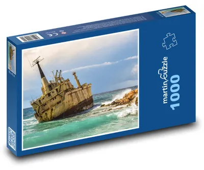 Obrázek produktu pro martinpuzzle - Puzzle 1000 - Loď - vrak na pobřeží
