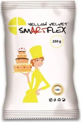 Produktbild von SmartFlex Fondant Gelb Velvet 250g