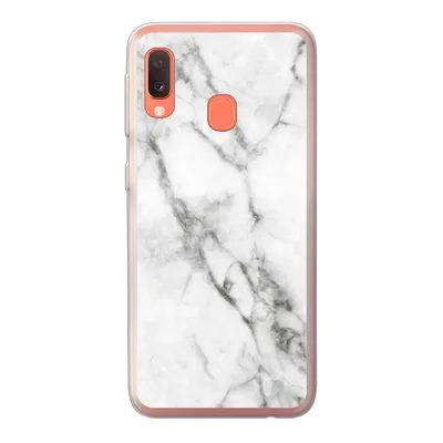 Produktbild von MuchoWow® Handyhülle Schutzhülle Hülle für Samsung Galaxy A20e Marmor - Luxus - Weiß Silikon Softcase Handy Hülle - Abdeckung