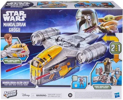 Produktbild von Star Wars ActionVerse Mandalorianische Razor Crest, 4 Jahr(e), SW Playset, Acrylnitril-Butadien-Styrol (ABS), Metall, Polypropylen (PP), Polyvinylchlorid (PVC)