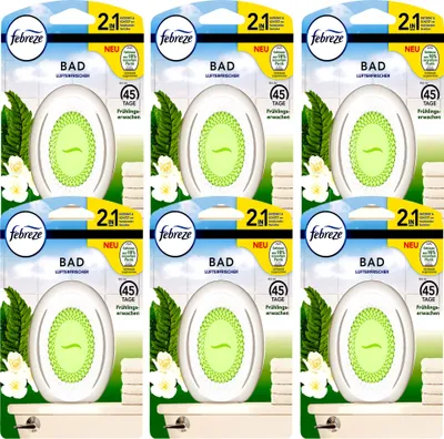 Produktbild von 6er Pack Febreze Bad Lufterfrischer Frühlingserwachen