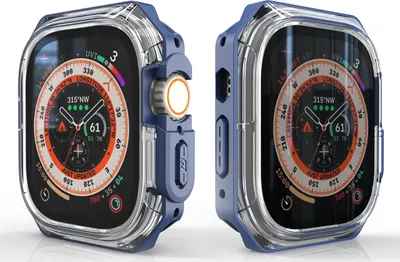 Obrázek produktu pro Pro Apple Watch Ultra 1 + 2 49mm Nárazuvzdorné Vysoce kvalitní prémiové ochranné pouzdro Ochrana Blue
