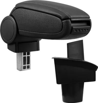 Produktbild von [pro.tec] Mittelarmlehne Passgenau für VW Passat (B6 3C) ab dem Baujahr 2005 - Armauflage mit Staufach - gepolstert - Kunst-Leder - schwarz