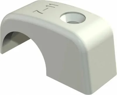 Immagine prodotto di 100 pezzi OBO Clip per chiodi ISO senza chiodo, tipo 4028, 16 - 20 mm, grigio chiaro 2215209