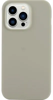 Produktbild von Mobigear Colors Schutzhülle für das iPhone 14 Pro, flexibles TPU-Rückgehäuse – Grau