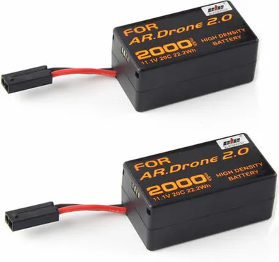 Produktbild von nabíjecí baterie 2Pack 11,1 V 2000 mAh pro kvadrokoptéru Parrot AR.Drone 2.0