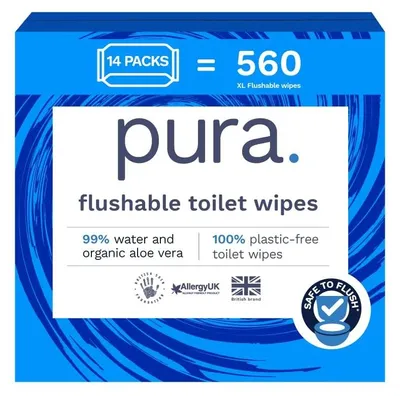 Produktbild von Feuchttücher für die Toilettenhygiene, spülbar