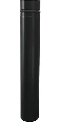 Produktbild von Pellet-Ofenrohr Bertrams Ø 100 mm pulverbeschichtet schwarz 0,50 m