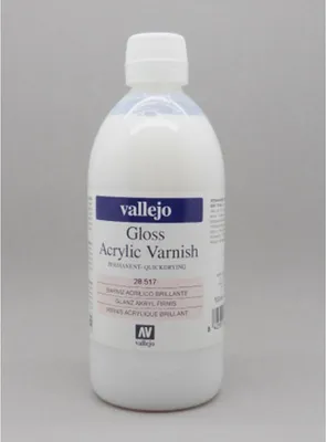 Produktbild von Vallejo 28.517, Transparent, Glanz, 500 ml, Plastikflasche, 1 Stück(e)