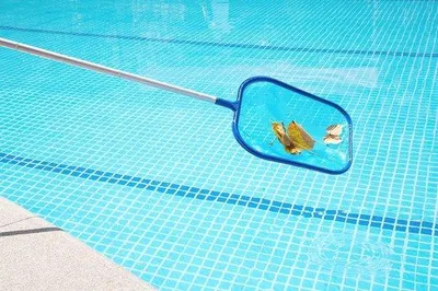 Image de Nettoyeur de piscine de 15 m de long, 5 sections - Nettoyeur manuel à mailles fines - Bains de bien-être, bassins, jacuzzis - Piscines hors sol et enterrées - Équipement pour jacuzzis