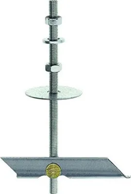 Produktbild von TOX 024 700 091, Schrauben- & Dübelsatz, Metall, Grau, 5 mm, 100 mm, 2 Stück(e)
