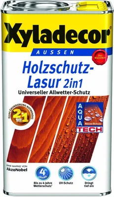 Produktbild von Xyladecor Holzschutzlasur 2in1 für Aussen Farbe : 205 - Kastanie 2500ml