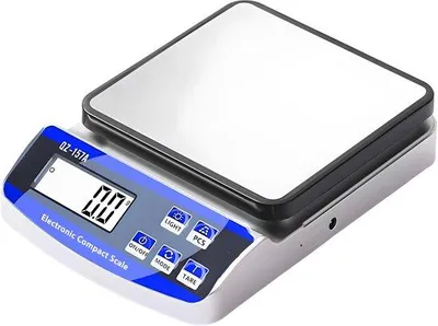 Zdjęcie produktu dla Cyfrowa waga kuchenna ze stali nierdzewnej - do 15 kg - wyświetlacz LCD z funkcją tarowania