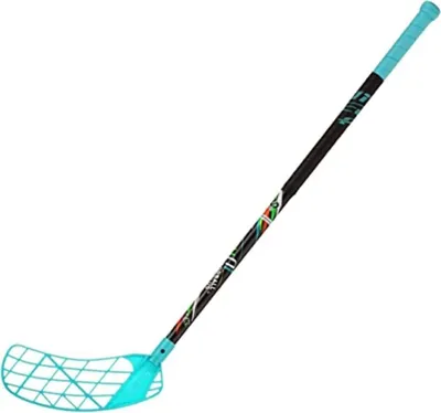 A floorball stick on a white background.