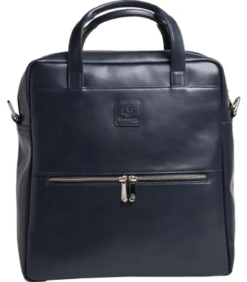 Produktbild von Exacompta Laptop-Rucksack Lady Exactive Leder blau bis 35,6 cm (14 Zoll)