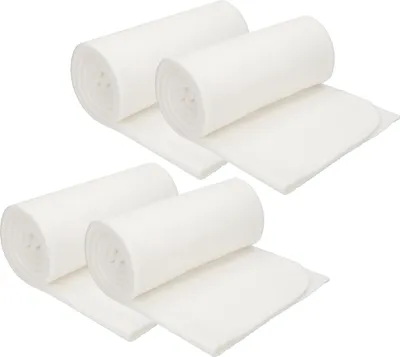 Produktbild von Betz 4 Stück Fleecedecken Kuscheldecken Größe 130x170 cm Farbe creme