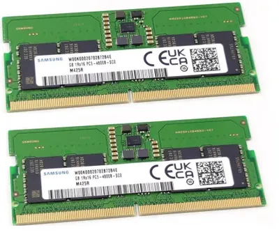 Produktbild von Samsung 32Gb 2x 16Gb DDR5 5600MHz PC5-44800 M425R2GA3BB0-CWM Ram Speicher SODimm