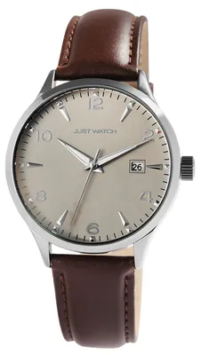 Produktbild von Just Watch Herrenuhr mit Echtlederarmband