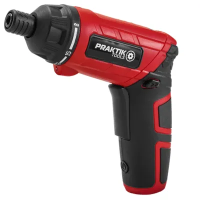 Produktbild von PRAKTIK Akku-Schraubendreher 3,6V PTQ014 LED-Licht Schraubarbeit Taschenlampe