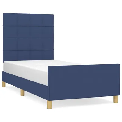Immagine prodotto di vidaXL Struttura letto senza materasso blu 80x200 cm in tessuto