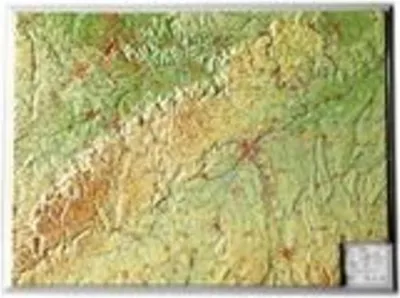 Produktbild von Reliefkarte Schwäbische Alb 1 : 430.000