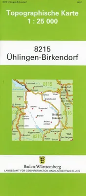 Obrázok produktu pre Topografická mapa Bádensko-Württembersko Ühlingen-Birkendorf