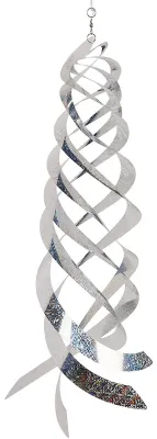 Produktbild von Vogelabwehrspirale, hochreflektierender Windspinner für drinnen und draußen, Garten, Hof, Bauernhof, zum Aufhängen, Dekoration