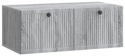 Immagine prodotto di vidaXL Mobile TV da parete Grigio Sonoma 78,5 x 41 x 30 cm
