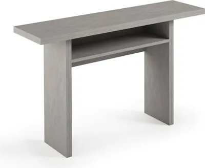 Produktbild von Ausziehbare Konsole Dbaschirott, Esstisch mit Klappöffnung, ausziehbare Mehrzweckkonsole, 100 % Italy, 120 x 70 x 75 cm, Zement
