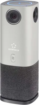 Produktbild von Renkforce RF-CC-800 360° Videokonferenz-System Full HD 1920 x 1080 Pixel 360° Erfassung, 4 Weitwinkel-Kameras, Voice Tr