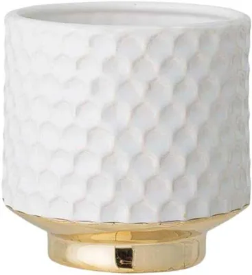 Immagine prodotto di Vaso da fiori in Vetroceramica - bianco - M - colorato