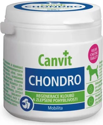 Productafbeelding van Canvit Chondro voor honden, smakelijke tabletten, 230 tabletten/230 gram