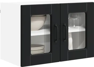 Produktbild von Geschirrspülerfront Schwarz 60 x 31 x 40 cm Holzwerkstoff