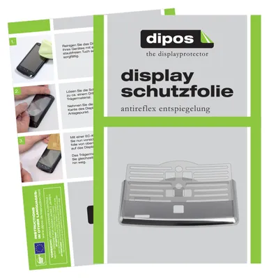Zdjęcie produktu dla 2x folia ochronna do SAECO PicoBaristo SM5470/10 taca ociekowa matowa osłona ekranu folia ochronna wyświetlacza dipos