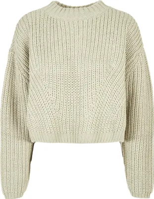 Produktbild von Urban Classics Ladies - Wide Oversize Sweater salvia - 4XL