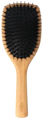 Immagine prodotto di Spazzola per capelli in bambù PARSA Beauty, grande, a setole miste