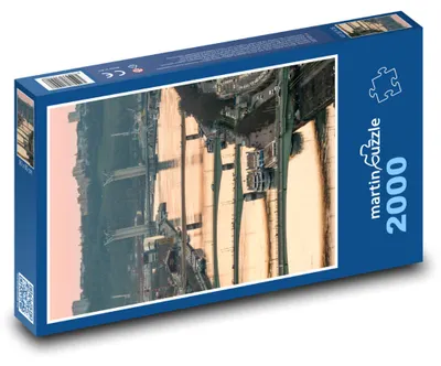 Produktbild von martinpuzzle - Puzzle 2000 Teile - Rouen - Frankreich