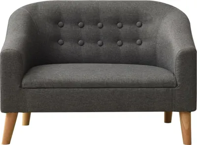 Image de vidaXL Canapé enfant Gris Tissu : Couleur - Gris