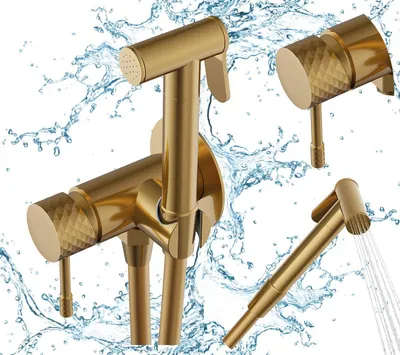 Produktbild von Granitan | GLAMI - Bidetarmatur - Unterputz - Gold - minimalistisches Design - Bidet-Installation