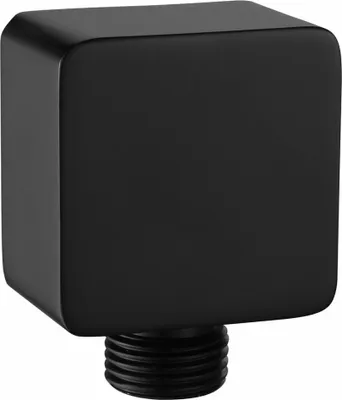 Produktbild von Aqualine Duschanschluss, 48x48mm, Schwarz matt