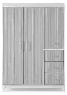 Image de Ensemble chambre d'enfant : commode, armoire, lit & bureau
