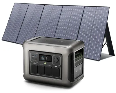 Zdjęcie produktu dla Przenośna stacja zasilania – mobilny akumulator – generator zasilania awaryjnego – stacja energii słonecznej – pojemność 1152 Wh