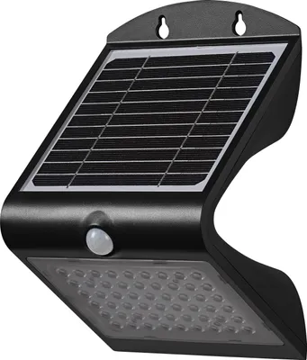 Produktbild von OSRAM ENDURA BUTTERFLY Solar-Flutlicht, schwarz, 4W, 500lm, Bewegungs- & Lichtsensor, Outdoor-Leuchte, Batterie aufladbar, umweltfreundlich, lange Lebensdauer, einfache Montage, IP65, 4000K