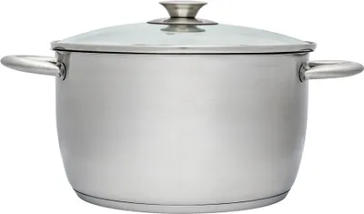 Produktbild von Edelstahlkochtopf mit Deckel 18 cm 2,3 l