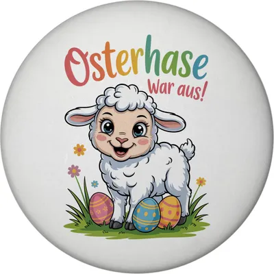 Produktbild von Osterlamm Magnet - Osterhase war aus